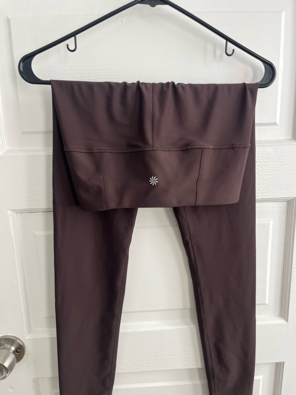 Athleta Deep Brown Interval High-Rise Leggings